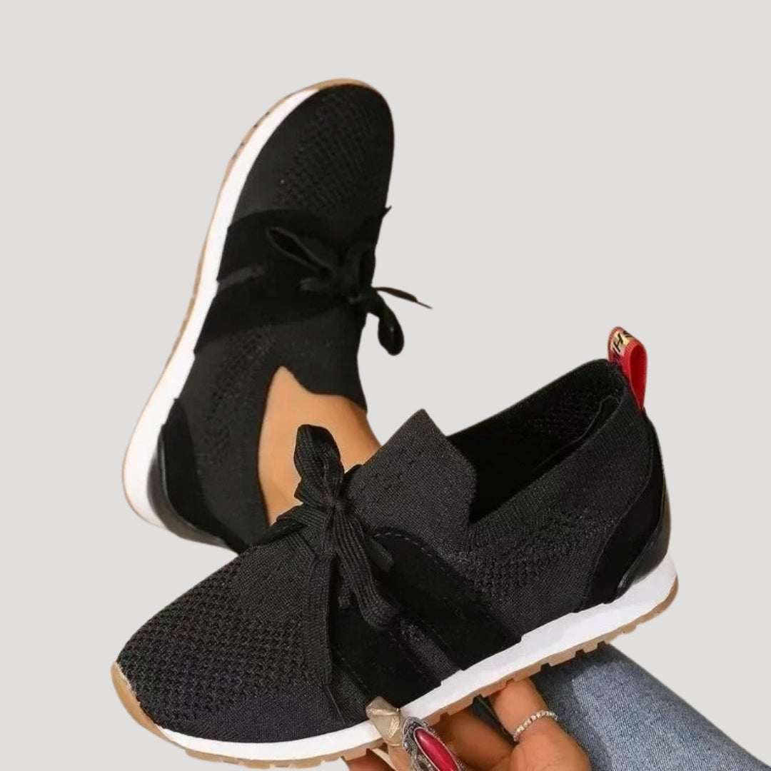 Sneakers dam slip on tygskor lätta bekväma