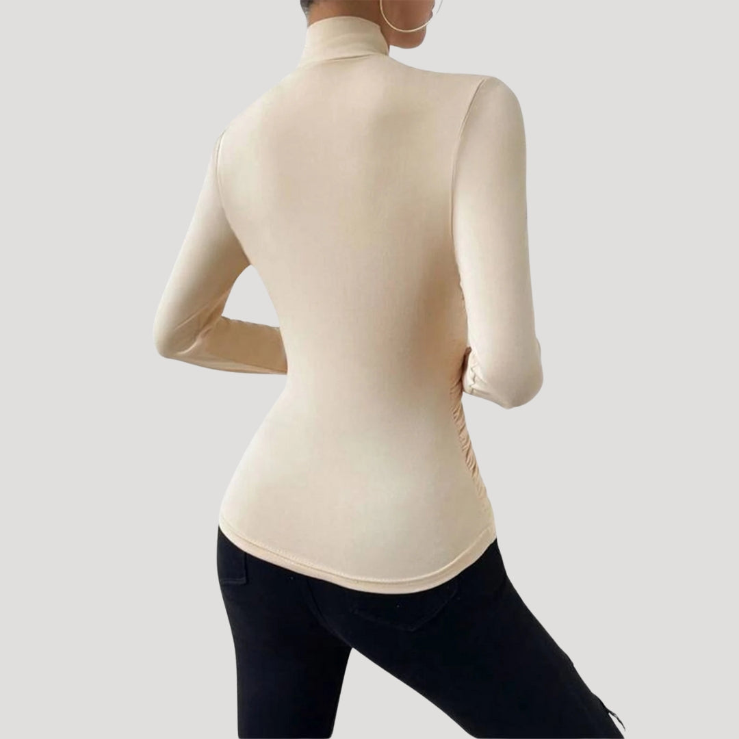 Långärmad topp dam – elegant tröja för fest och vardag