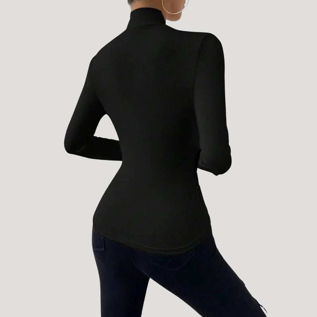 Långärmad topp dam – elegant tröja för fest och vardag