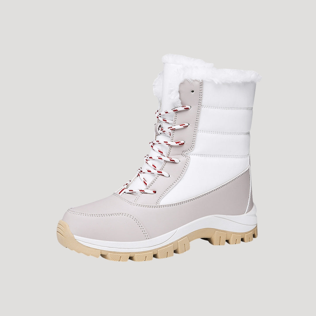 Dam Fodrade Vinterstövlar med Snörning och Vattentätt Yttre 2