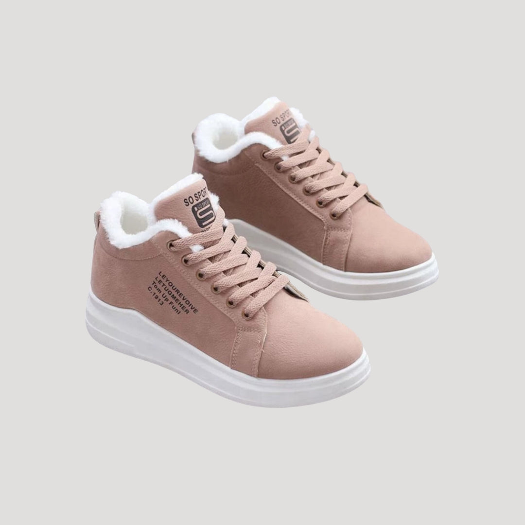 Dam fodrade vinterstövlar med vattentät design för kalla dagar 2