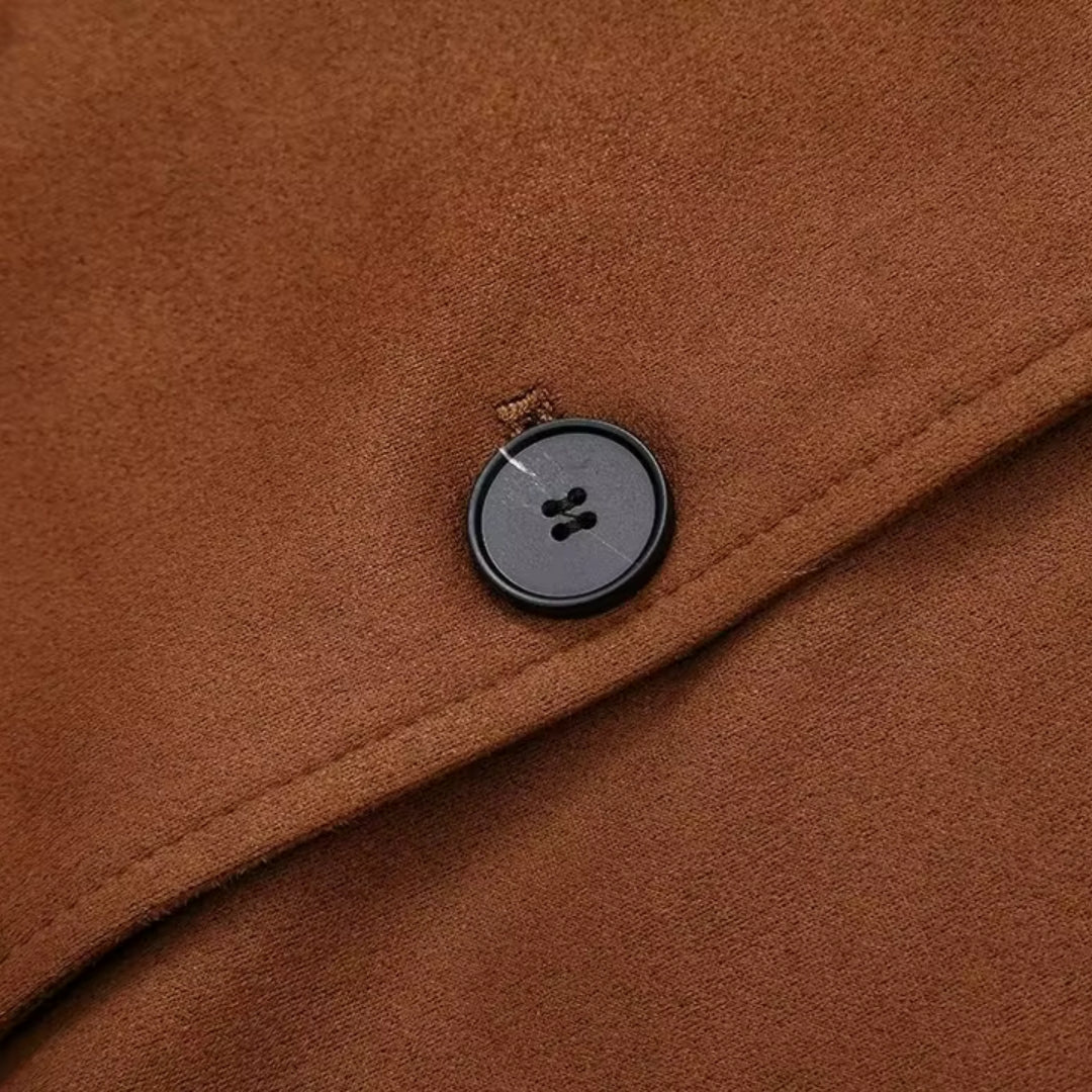 Dam överdimensionerad brunt vinterjacka för kalla dagar 4