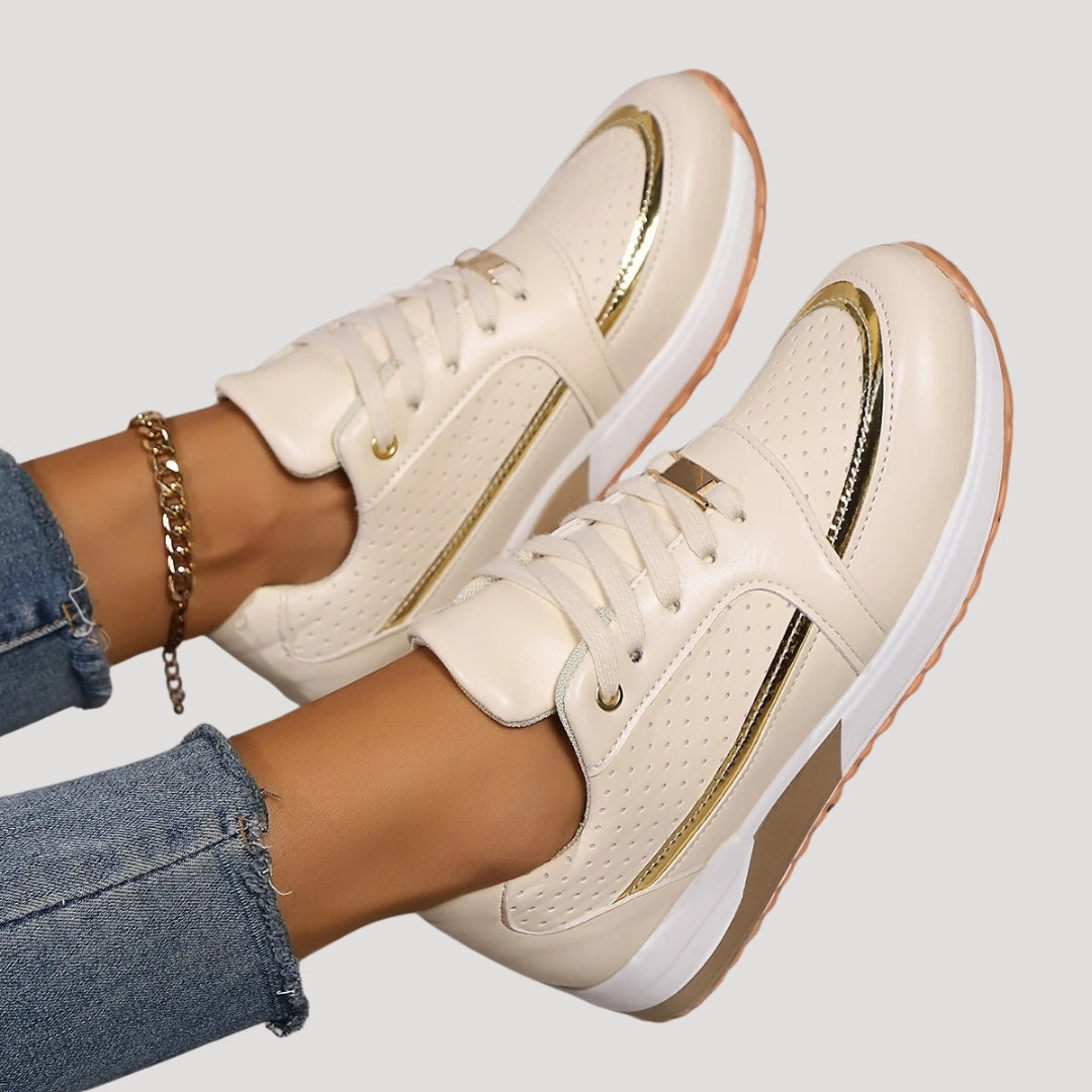 Dam plattform kil sneakers casual skor för kvinnor 3