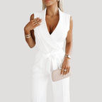 Dam jumpsuit omlott vida ben elegant stil modern passform