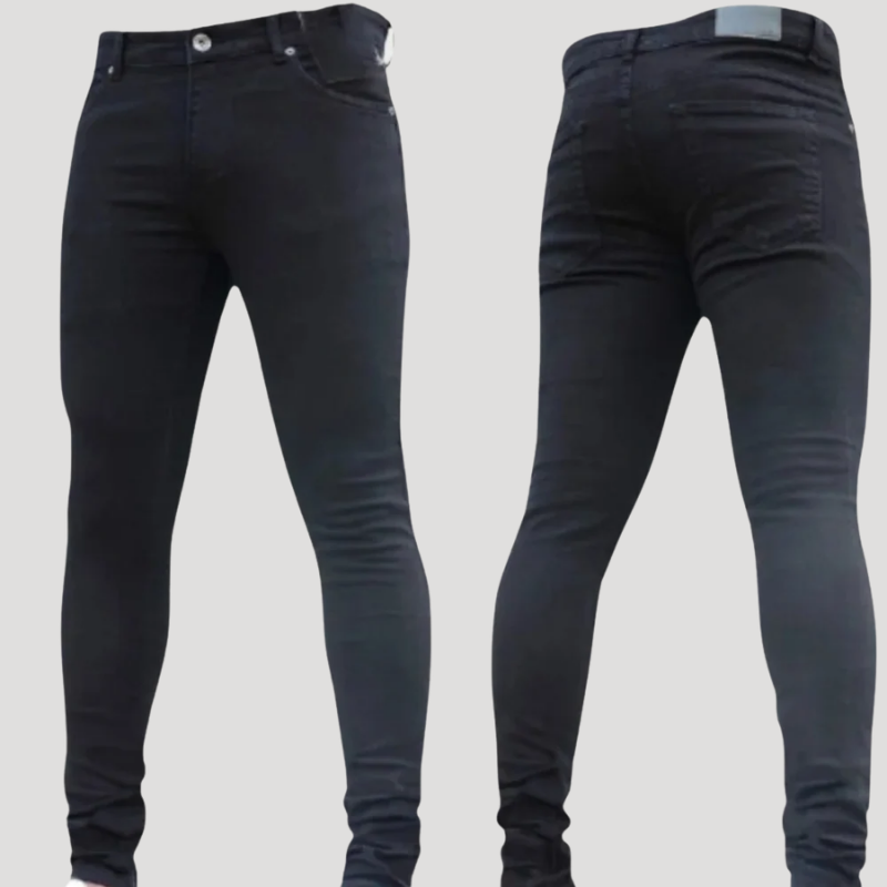 Herr Skinny Jeans Med Stretch Slim Fit Denimbyxor