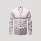 Herr skjorta slim fit lång ärm stretch
