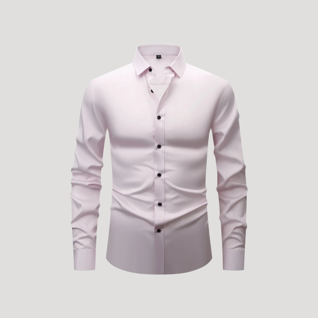 Herr skjorta slim fit lång ärm stretch