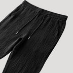 Herr kortärmat tvådelat set med skjorta och byxor shorts