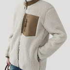 Damjacka Teddyfleece Med Dragkedja Ståkrage Långärmad Tröja