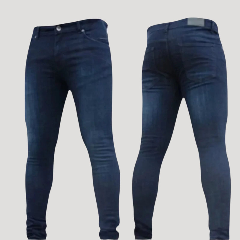 Herr Skinny Jeans Med Stretch Slim Fit Denimbyxor