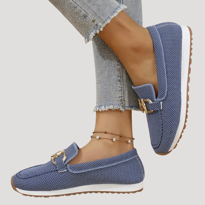 Dam Ortopediska Skor Slip On Med Spänndetalj