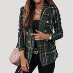 Dam tweed kavaj figursydd passform elegant stilren design