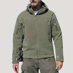 Herr Militärjacka Tactical Fleecefodrad Termisk Outdoor Vinterjacka