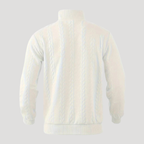 Herrtröja Stickad Half Zip Ziptröja Kabelstickad Vardag