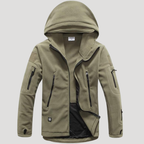 Herr Militärjacka Tactical Fleecefodrad Termisk Outdoor Vinterjacka