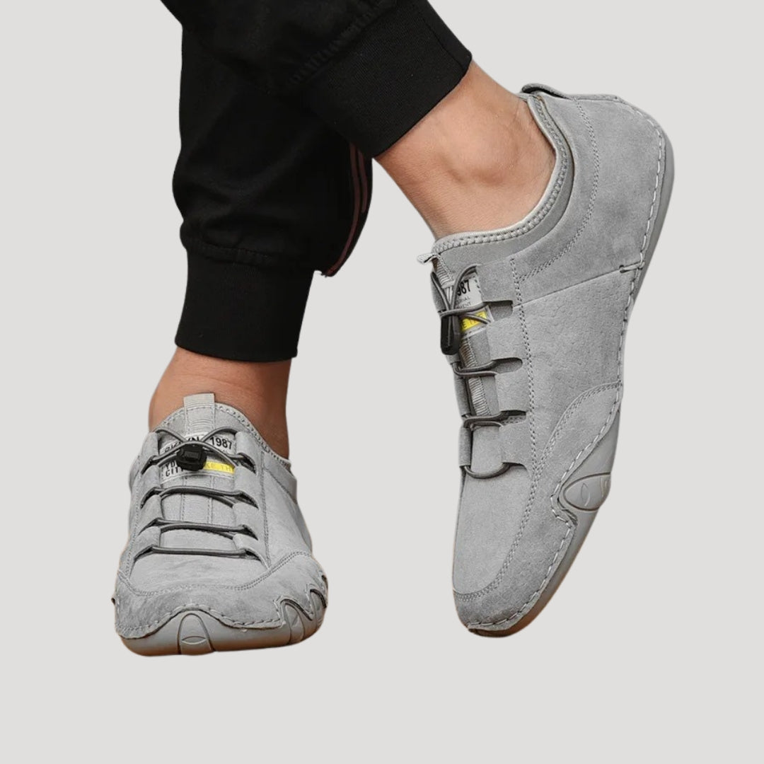 Herr sneakers mockaskor låg profil slip on fritidsskor bekväma