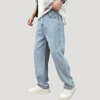 Herr baggy jeans rak modell med lös passform
