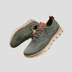 Herr sneakers stickad ovandel med flexibel sula skor