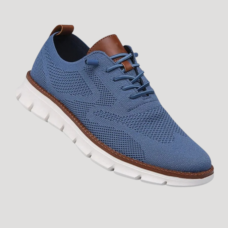 Herr Ortopediska Sneakers Snörning Lätt Sula