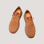 Herr sneakers stickad ovandel med flexibel sula skor