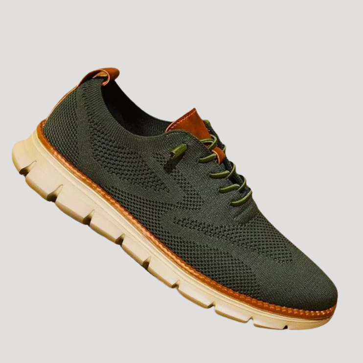 Herr Ortopediska Sneakers Snörning Lätt Sula