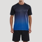 Herr Träningsset Träningströja Sportshorts Kortärmad Gymkläde