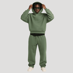 Herr Oversized Huvtröja Med Byxor Joggingset Tvådelat Träningsställ