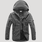 Herr Militärjacka Tactical Fleecefodrad Termisk Outdoor Vinterjacka