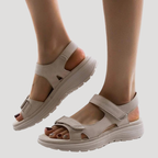 Dam Ortopediska Sandaler Justerbara Remmar