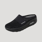Dam slip on promenadskor tofflor med mesh
