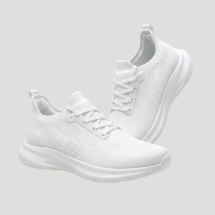 Herr Ortopediska Sneakers Stickad Ovandel Stötdämpande Sula