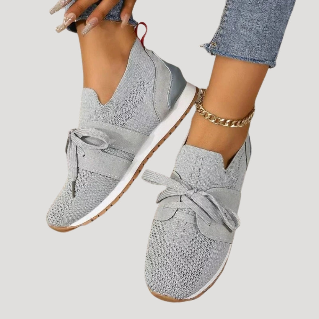 Sneakers dam slip on tygskor lätta bekväma
