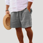 Herrshorts kortbyxor med lös passform och dragsko