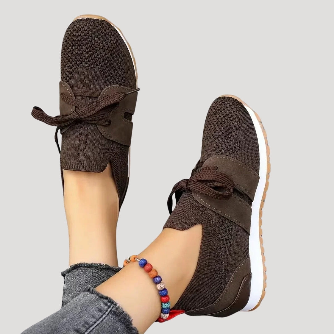 Sneakers dam slip on tygskor lätta bekväma