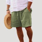 Herrshorts kortbyxor med lös passform och dragsko