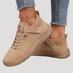 Dam Ortopediska Sneakers Med Snörning Och Mjuk Sula
