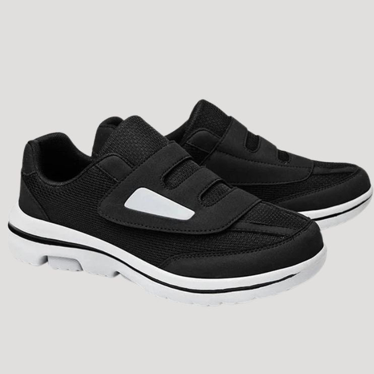 Herr Ortopediska Sneakers Kardborreband Lätt Sula