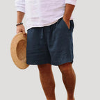Herrshorts kortbyxor med lös passform och dragsko