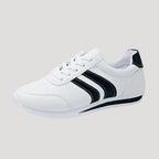 Dam sneakers med snörning och låg profil