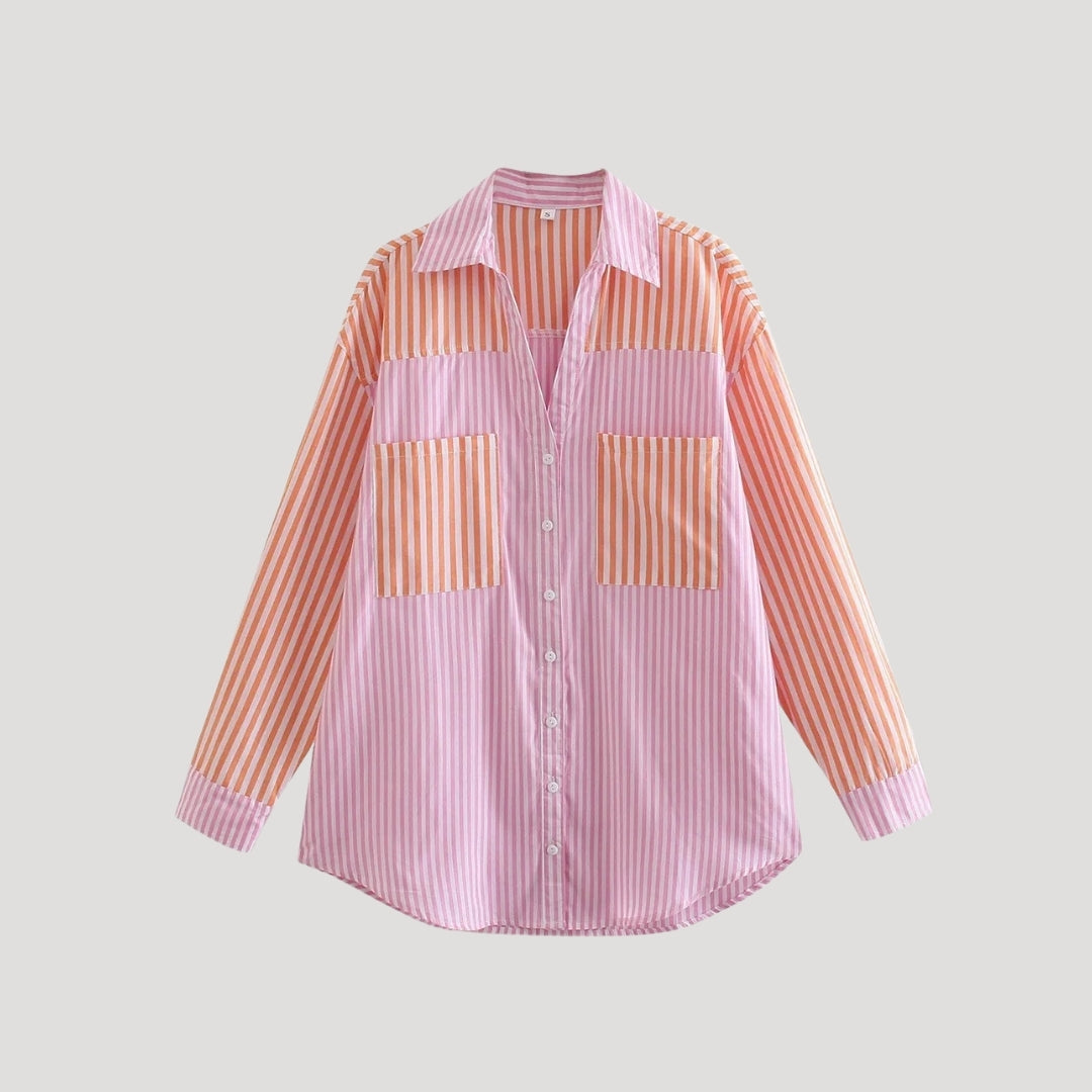Dam matchande set sommar skjorta och shorts