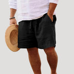 Herrshorts kortbyxor med lös passform och dragsko