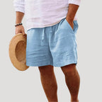 Herrshorts kortbyxor med lös passform och dragsko