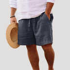 Herrshorts kortbyxor med lös passform och dragsko