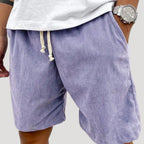 Herr shorts med dragsko och resårmidja