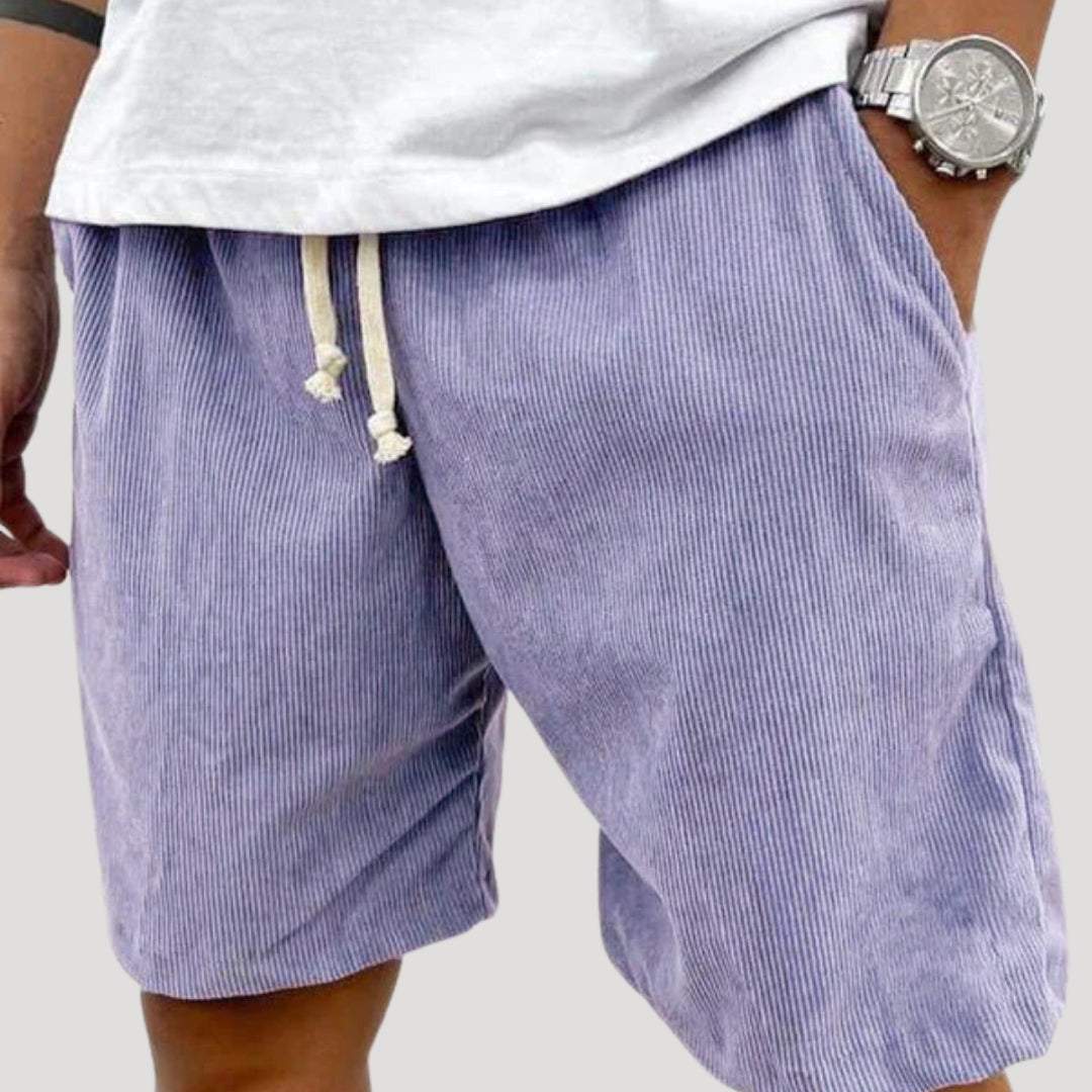 Herr shorts med dragsko och resårmidja