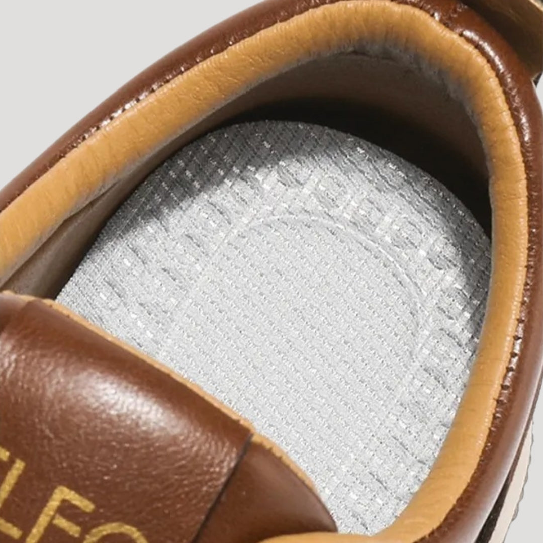 Herr sneakers låg modell med snörning casual stil