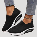 Dam Ortopediska Promenadsskor Med Slip On Design
