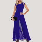 Dam jumpsuit byxdress med vida ben