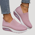 Dam Ortopediska Promenadsskor Med Slip On Design