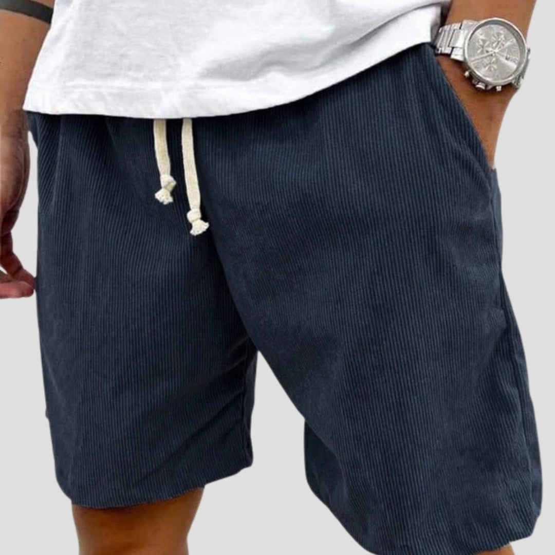 Herr shorts med dragsko och resårmidja